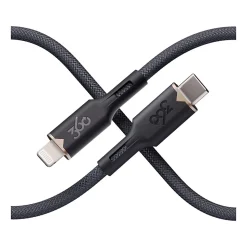 360 Electrical Fluid Lightning to USB-C Charging Cable, 5 ft., Granite (3E0795-GRG8NA)