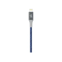 360 Electrical Habitat 8' USB A Male/Lightning 8-Pin Male, Navy (360651-NV)