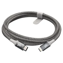 360 Electrical Lightning USB Cable for iPhone/iPad/iPod Touch, Charcoal (360704-CH)