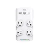 360 Electrical Revolve45 4-Outlet 3-USB Port Surge Protector, White (3E0771-WHT6NA)