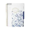2024-2025 Fringe Chinoiserie 7.5" x 10.25" Academic Weekly & Monthly Planner, Paper Cover, White/Navy Blue (529301FSC)
