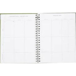 2025 Fringe Magnolia 8.75" x 11" Claendar Year Weekly & Monthly Planner, Paper Cover, Multicolor (855PA001FSC)