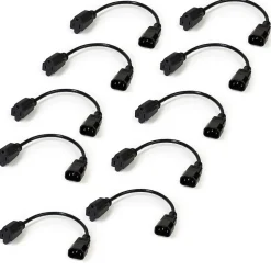 1 ft. Computer Power Cord - 10-Pack