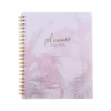 2024-2025 Gartner Studios Pink Palm Tree 9.13" x 11.3" Academic Weekly & Monthly Planner, Plastic Cover, Pink (175671)