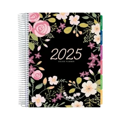 2025 Global Printed Products 8.5" x 11" Weekly & Monthly Planner, Plastic Cover, Multicolor (SPLS25-DCY-6)