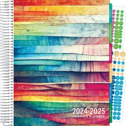 2024-2025 Global Printed Products Deluxe Teacher 8.5" x 11" Academic Year Planner, Paper Cover, Multicolor (DTP-AY24-0044)