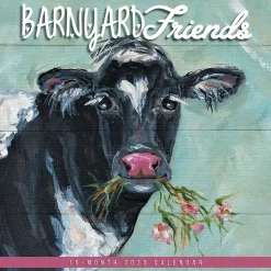 2025 Hopper Studios Barnyard Friends 12" x 12" Monthly Wall Calendar (9781773728100)