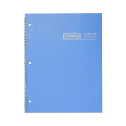 2024-2025 House of Doolittle 8.5" x 11" Academic Monthly Planner, Leatherette Cover, Bright Blue (26308-25)
