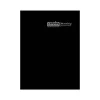 2025 House of Doolittle 8.5" x 11" Monthly Planner, Leatherette Cover, Black (26002-25)