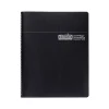 2025 House of Doolittle 8.5" x 11" Weekly & Monthly Appointment Book, Faux Leather Cover, Black (28302-25)