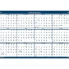 2025 House of Doolittle 37" x 24" Yearly Wet-Erase Wall Calendar, Reversible, White/Blue (396-25)