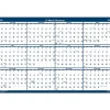 2025 House of Doolittle 66" x 33" Yearly Wet-Erase Wall Calendar, Reversible, White/Blue (3962-25)