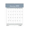 2025 House of Doolittle Bar Harbor 15.5" x 22" Monthly Wall Calendar, White/Blue (333-25)