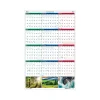 2025 House of Doolittle Earthscapes 24" x 37" Yearly Dry Erase Wall Calendar, Reversible (393-25)