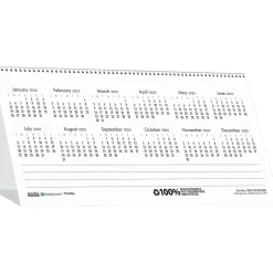 2025 House of Doolittle Earthscapes Wildlife 8.5" x 4.25" Monthly Desk Calendar (3689-25)