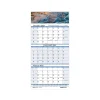 2025 House of Doolittle Earthscapes 8" x 17" Three-Month Wall Calendar (3636-25)