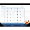 2025 House of Doolittle Seasonal Holiday Depictions 22" x 17" Monthly Desk Pad Calendar (139-25)