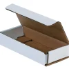 9 (L) x 6 (W) x 1 (H)" Crushproof Mailers, White, 50/Bundle (MLR961)