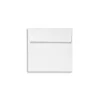 80 lb 5 3/4" x 5 3/4" Recycled Peel & Press Square Envelopes, White, 1000/Box
