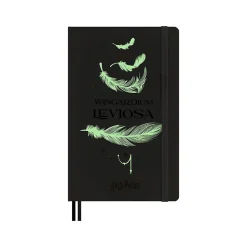 2025 Moleskine Limited Edition Harry Potter Wingardium Leviosa 5" x 8.25" Weekly Planner, Pearl Gray (DHP12WN3Y25)