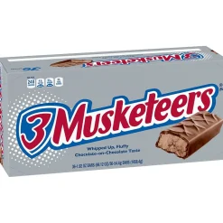 3 Musketeers Chocolate Candy Bars, 1.92 oz, 36/Pack (MMM42208)
