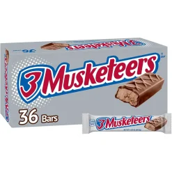 3 Musketeers Chocolate Candy Bars, 1.92 oz, 36/Pack (MMM42208)