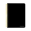 2024 Plato 6" x 7.75" Academic & Calendar Weekly Planner, Paperboard Cover, Black (9781975457396)