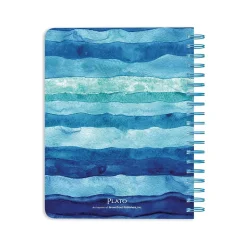2024-2025 Plato Seaside Currents 6" x 7.75" Academic & Calendar Weekly Planner, Paperboard Cover, Multicolor (9781975480424)