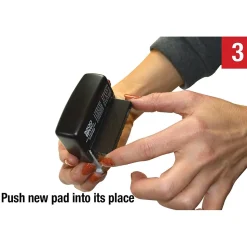 2000 Plus Micro Message Dater 12-in-1 Self-Inking Date and Message Stamp, Black Ink (011090)