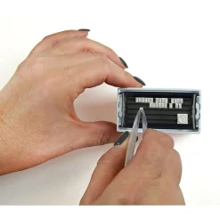 2000 Plus Printer 30 Pre-Inked Stamp Set, Letters/Numbers, Black Ink (031557)