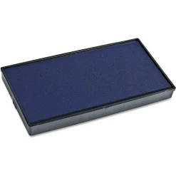 2000 PLUS Replacement Ink Pads for 2000 PLUS Printer Series, Blue, 3 1/8" x 1/4", Each (065474)