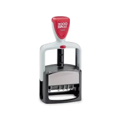 2000 Plus S Self-Inking Message/Date Rectangle Stamp, Black Ink (011029)