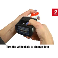 2000 Plus S-360 Self-Inking RECEIVED Rectangle Stamp, Blue/Red Ink (011034)