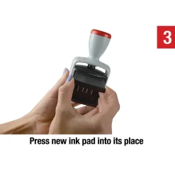 2000 Plus S-360 Self-Inking RECEIVED Rectangle Stamp, Blue/Red Ink (011034)