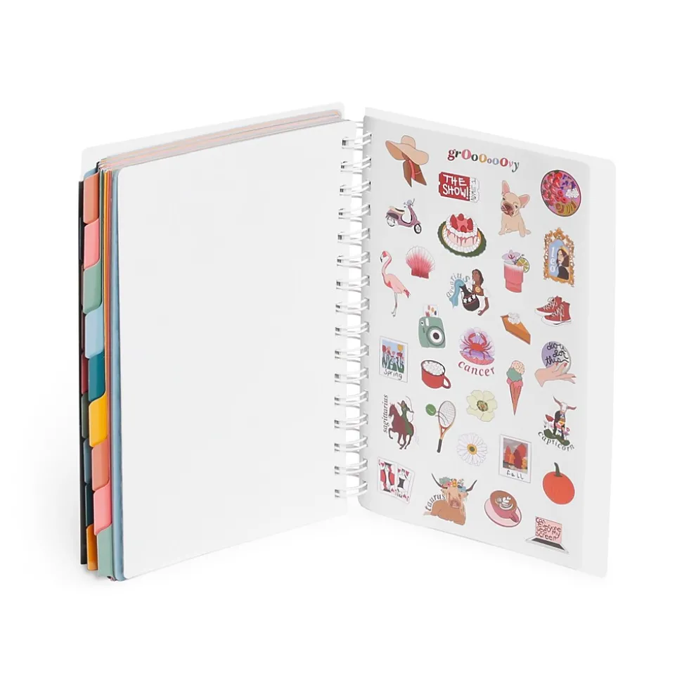 2023-2024 Poppin 6" x 8.5" Academic Weekly & Monthly Planner, Slate Blue (109413)