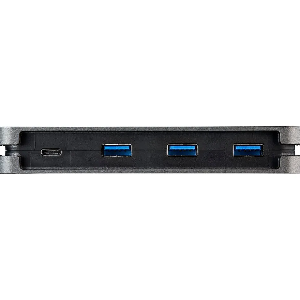 4 Port USB C Hub - 3x USB-A/1xUSB-C - 5Gbps USB 3.0 Type-C Hub (3.2 Gen 1) - Bus Powered - 11.2" Cable w/ Cable Management