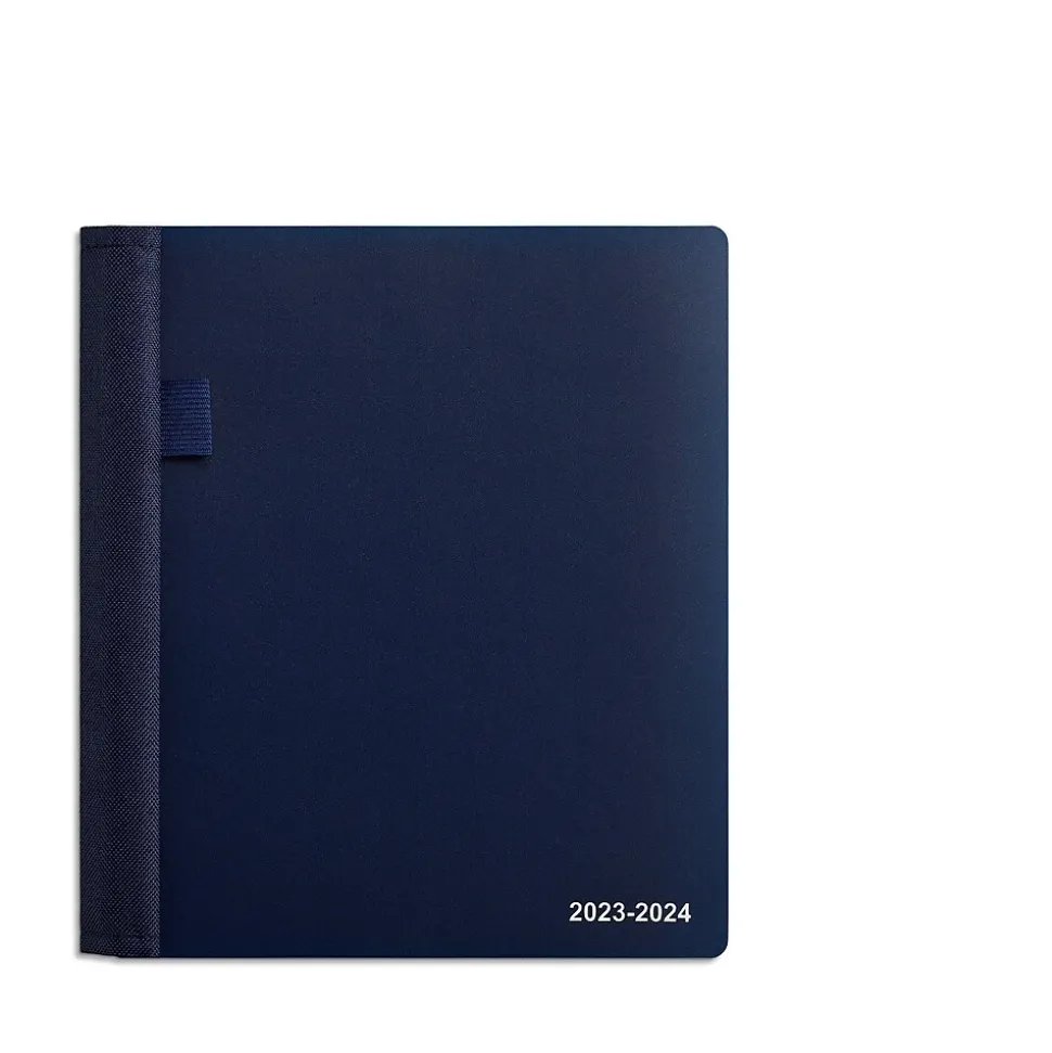 2023-2024 Staples 7" x 9" Academic Weekly & Monthly Appointment Book, Blue (ST60360-23)