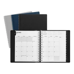 2025 Staples 7" x 9" Daily Appointment Book, Assorted Colors (ST12936-25)