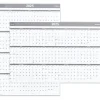 2025 Staples 36" x 24" Dry Erase Wall Calendar, Gray/White (ST52079-25)