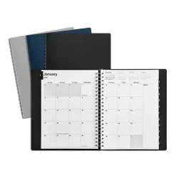 2025 Staples 8" x 11" Four-Person Daily Appointment Book, Assorted Colors (ST12935-25)