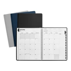 2025 Staples 8" x 11" Monthly Planner, Assorted Colors (ST19504-25)