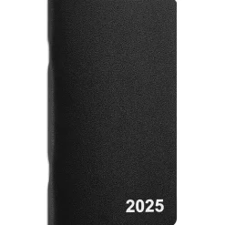 2025 Staples 3" x 6" Weekly & Monthly Planner, Black (ST12937-25)