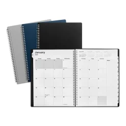 2025 Staples 8" x 11" Weekly & Monthly Appointment Book, Assorted Colors (ST12940-25)