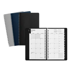2025 Staples 3" x 6" Weekly & Monthly Planner, Assorted Colors (ST16270-25)