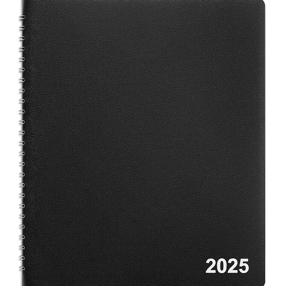 2025 Staples 7" x 9" Weekly & Monthly Appointment Book, Assorted Colors (ST58447-25)