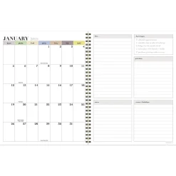 2025 TF Publishing 9" x 11" Daphne Print Large Weekly Monthly Planner 25-9706