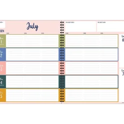 2024-2025 TF Publishing 8.5" x 11" Academic Weekly & Monthly Teacher Planner, Paperboard Cover, Multicolor (AY25-9600)