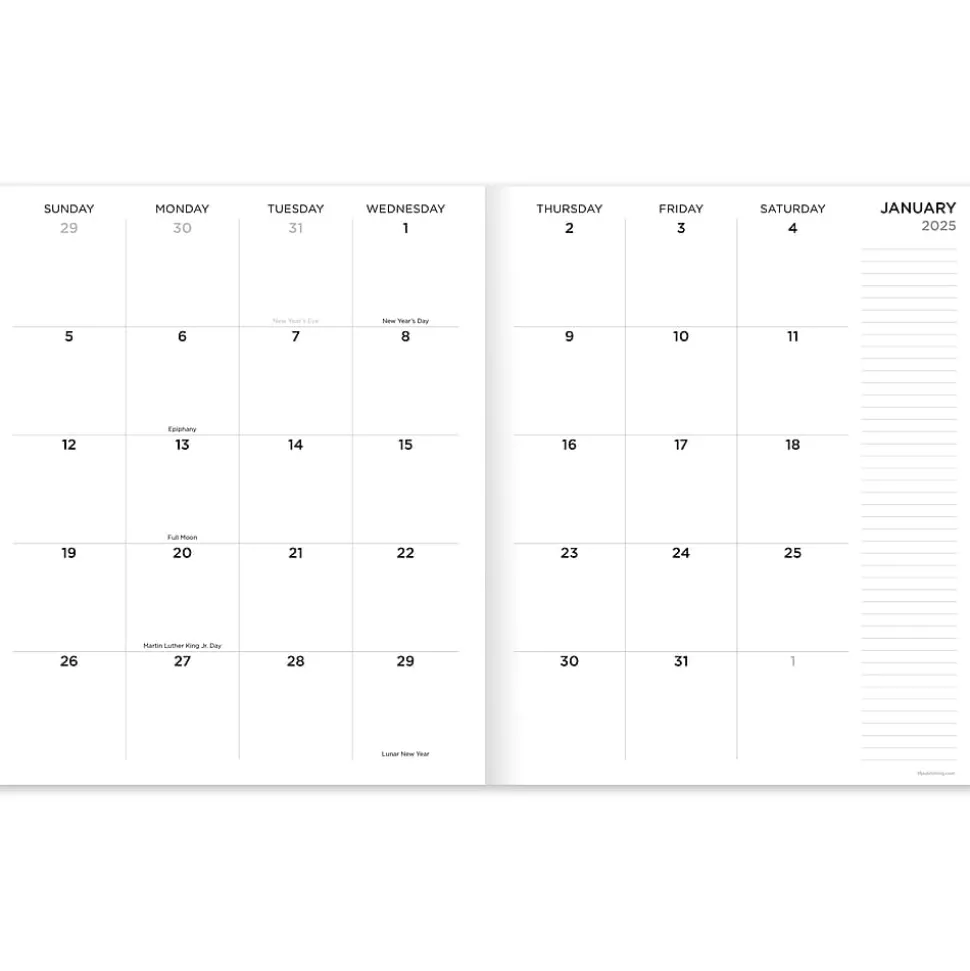 2025 TF Publishing 9" x 11" Monthly Planner, Paperboard Cover, Always Animal Print (25-4700)