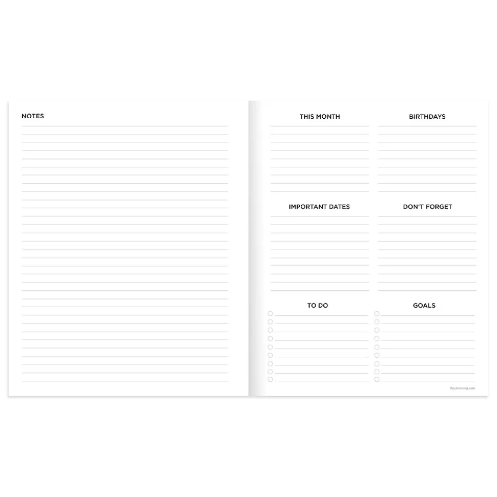 2025 TF Publishing 6.5" x 8" Monthly Planner, Paperboard Cover, This is Bananas (25-4216)