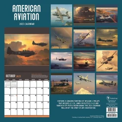 2025 TF Publishing American Aviation 12" x 12" Monthly Wall Calendar (25-1116)
